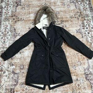 Eddie Bauer black winter parka